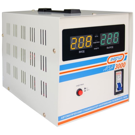 Стабилизатор АСН-3000 Энергия  цифр дисплеем (1 фазный)